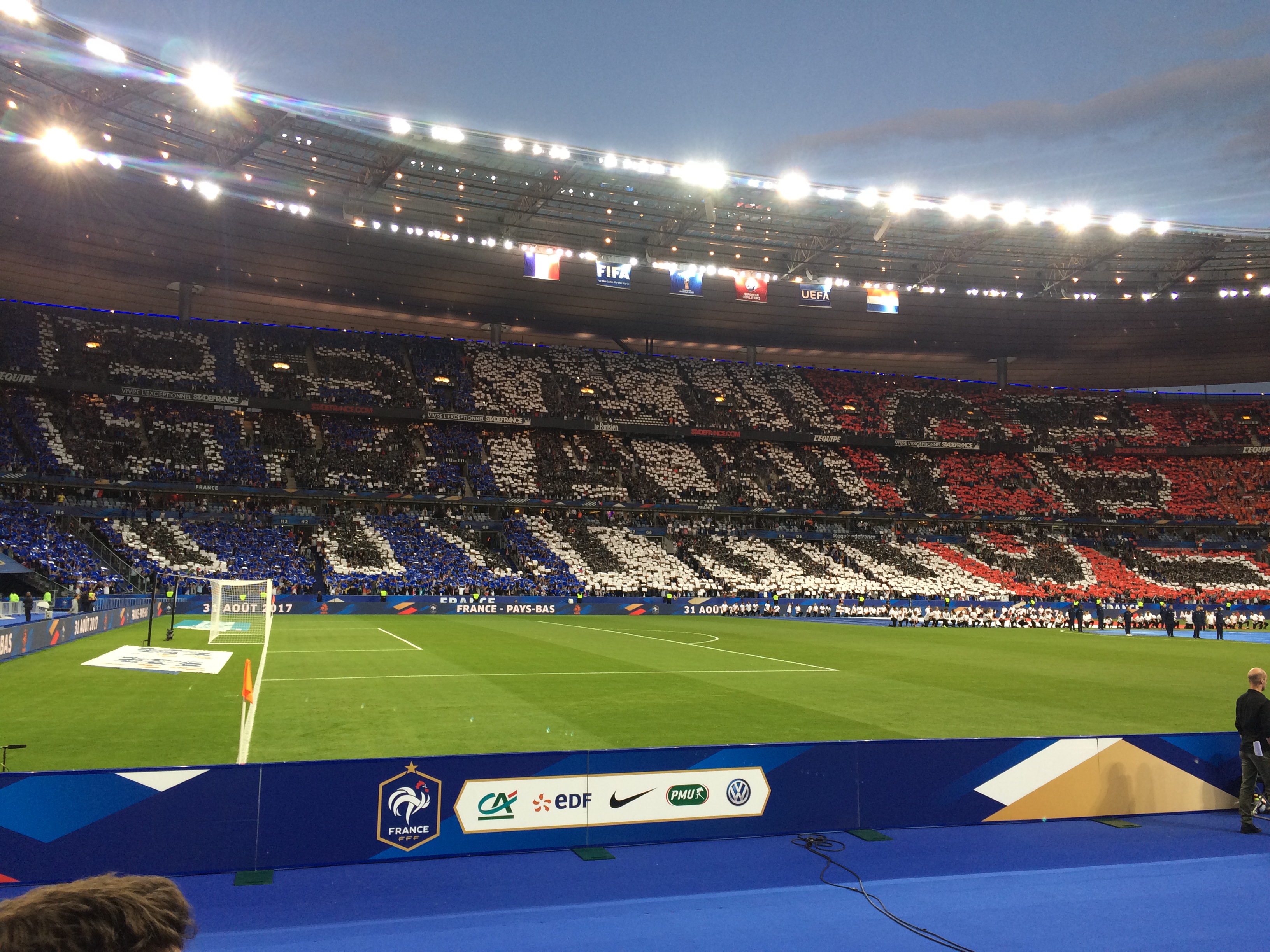 Stade de France  :  France / Pays-Bas